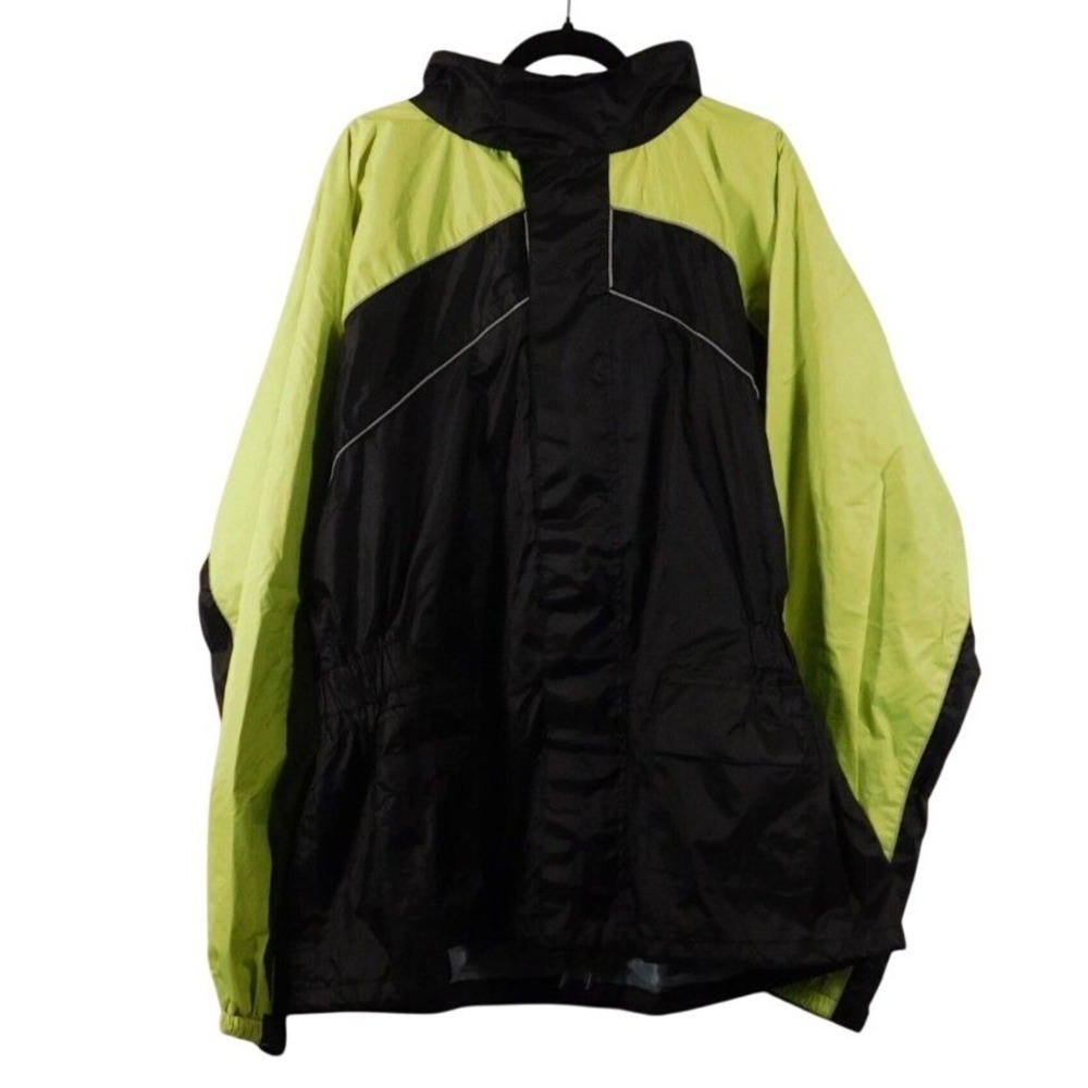 Daniel Smart High Visibility Motorcycle‎ Jacket with Hood 2 layer 4XL A27